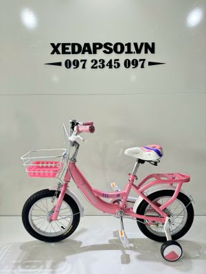 Xe đạp trẻ em XAMING NỮ có BABAGA  Liền Khung
