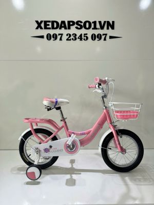 Xe đạp trẻ em XAMING NỮ có BABAGA Liền Khung
